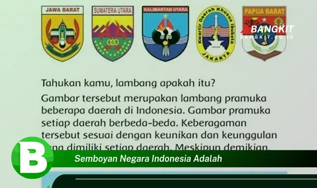 Intip Hal Tentang Semboyan Negara Indonesia yang Wajib Kamu Intip