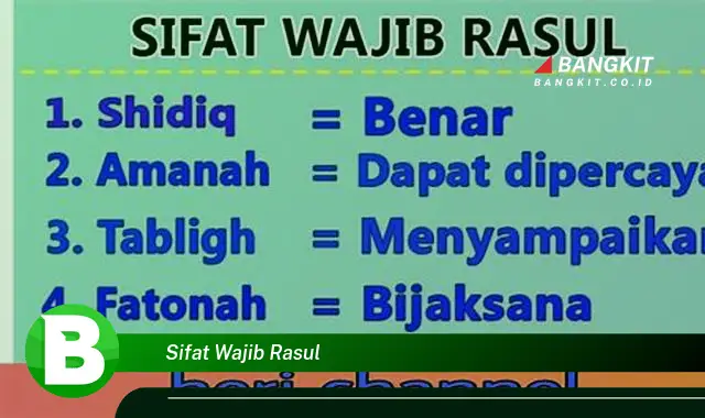 Intip Sifat Wajib Rasul yang Bikin Kamu Penasaran