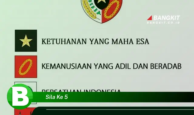 Intip Hal Tentang Sila ke 5 yang Bikin Kamu Penasaran