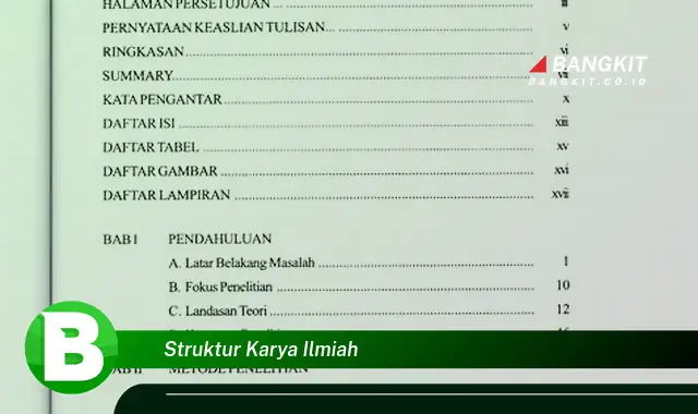 Intip Hal Tentang Struktur Karya Ilmiah yang Bikin Kamu Penasaran