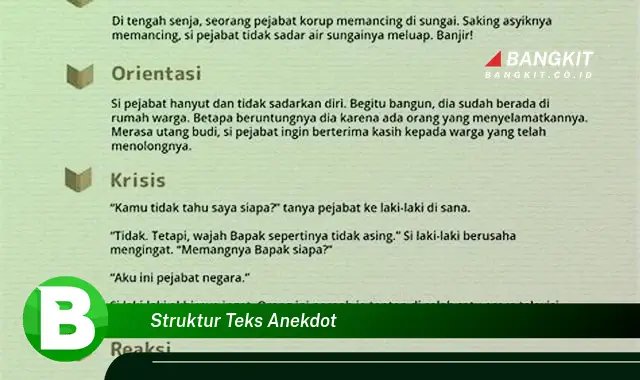 Intip Struktur Teks Anekdot yang Bikin Kamu Penasaran