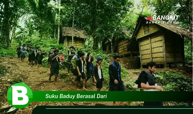 Intip Hal Tentang Asal-usul Suku Baduy yang Bikin Kamu Penasaran