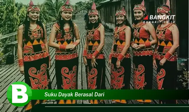 Ketahui Hal Tentang Asal Suku Dayak yang Jarang Diketahui