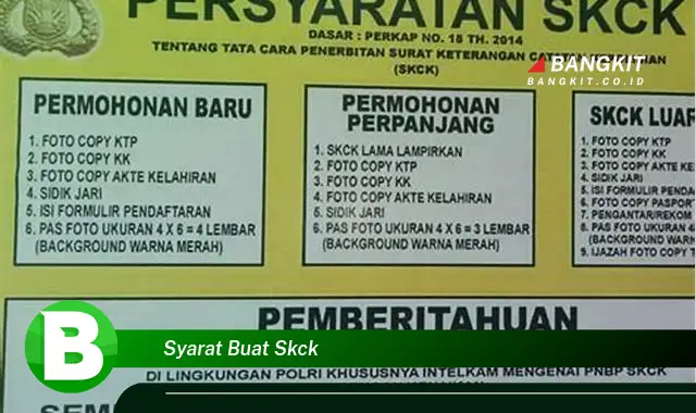 Intip Hal Tentang Syarat Buat SKCK yang Wajib Kamu Intip