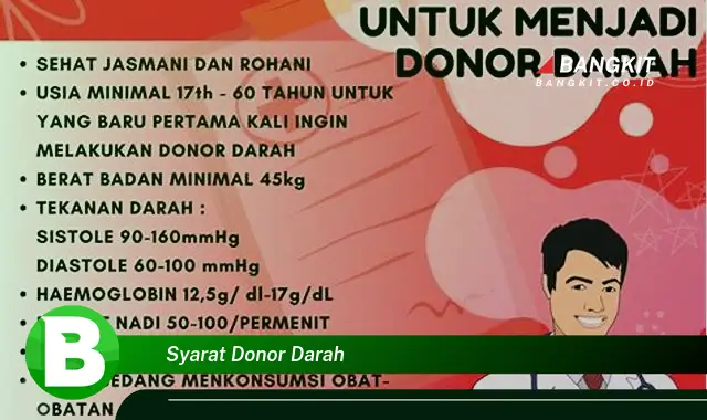 Ketahui Hal Seru Seputar Syarat Donor Darah yang Jarang Diketahui