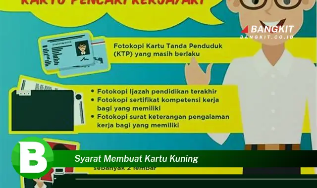 Intip Hal Seputar Syarat Bikin Kartu Kuning yang Bikin Kamu Penasaran