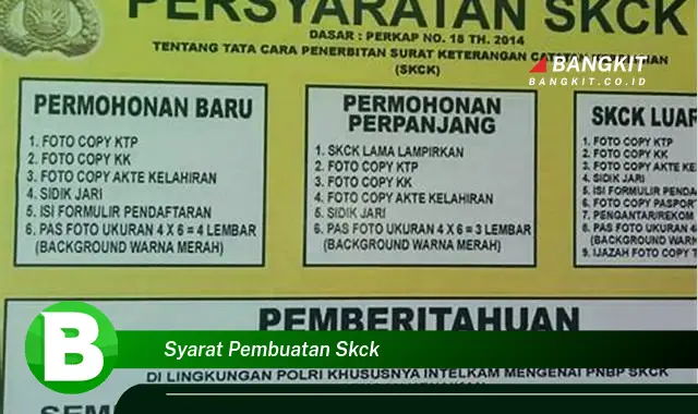 Intip Hal Tentang Syarat Pembuatan SKCK yang Wajib Kamu Ketahui