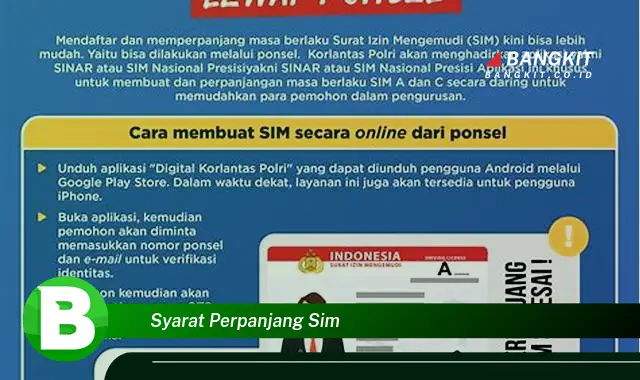 Intip Syarat Perpanjang SIM yang Bikin Kamu Penasaran