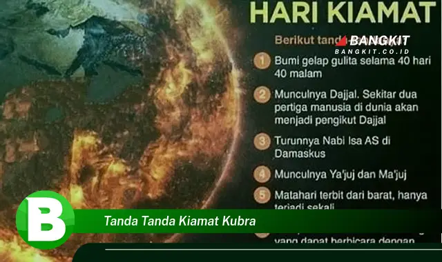 Ketahui Tanda Tanda Kiamat Kubra yang Bikin Kamu Penasaran