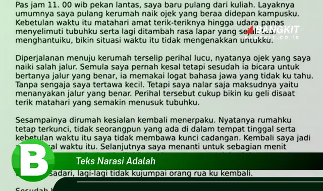 Ketahui Hal Tentang Teks Narasi yang Bikin Kamu Penasaran