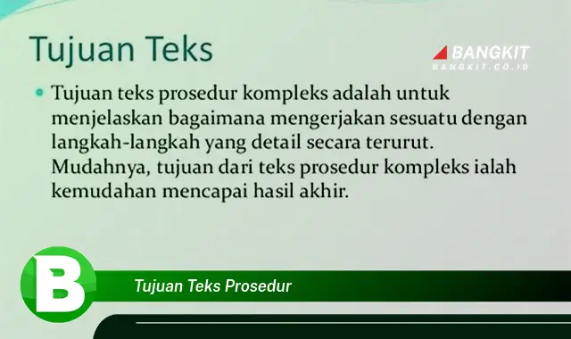 Intip Hal Tentang Tujuan Teks Prosedur yang Belum Banyak Diketahui