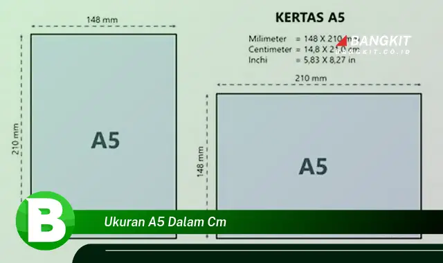 Intip Ukuran A5 dalam Cm yang Bikin Kamu Penasaran