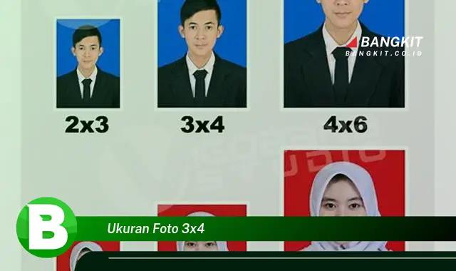 Intip Hal Tentang Ukuran Foto 3x4 yang Wajib kamu Intip