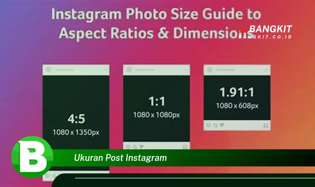 Ketahui Hal Tentang Ukuran Post Instagram yang Wajib Kamu Intip