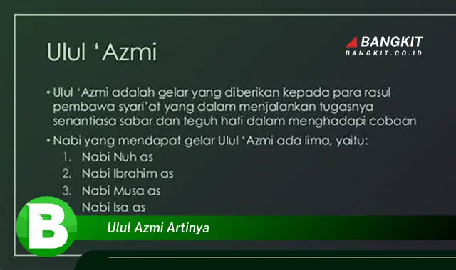 Intip Hal Tentang "Ulul Azmi" yang Bikin Kamu Penasaran