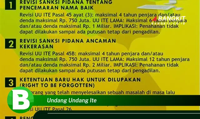 Ketahui Undang-Undang ITE yang Jarang Diketahui