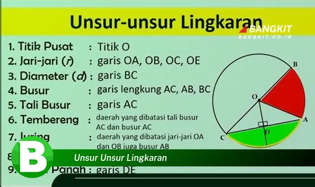 Ketahui Hal Tentang Unsur-unsur Lingkaran yang Bikin Kamu Penasaran