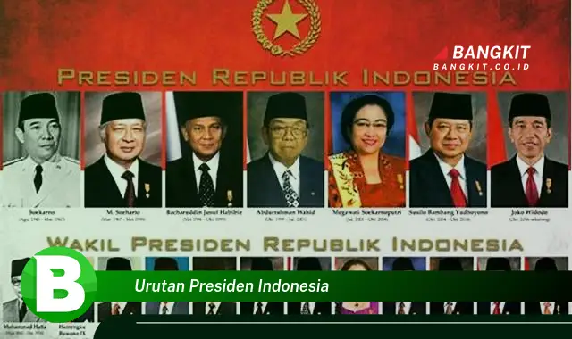 Intip Urutan Presiden Indonesia yang Wajib Kamu Tahu