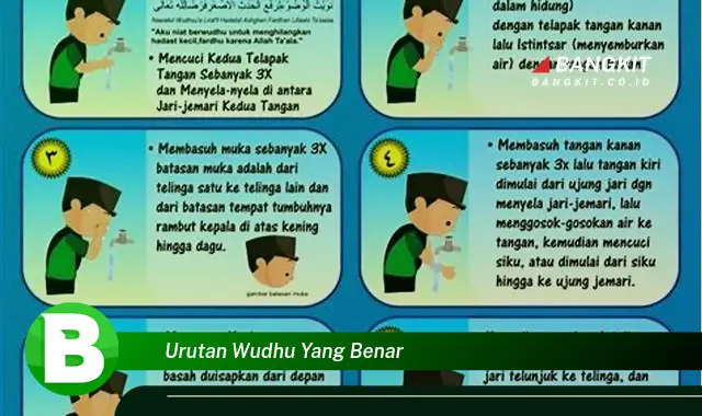 Ketahui Tata Urutan Wudhu yang Jarang Diketahui