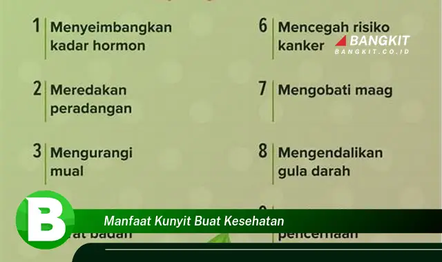 Ketahui Manfaat Kunyit buat Kesehatan yang Bikin Kamu Penasaran!