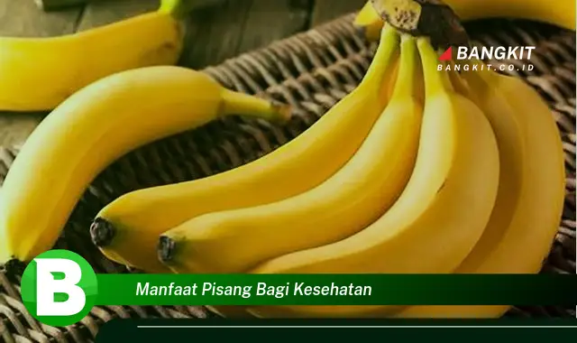 Temukan Manfaat Pisang untuk Kesehatan yang Wajib Kamu Intip