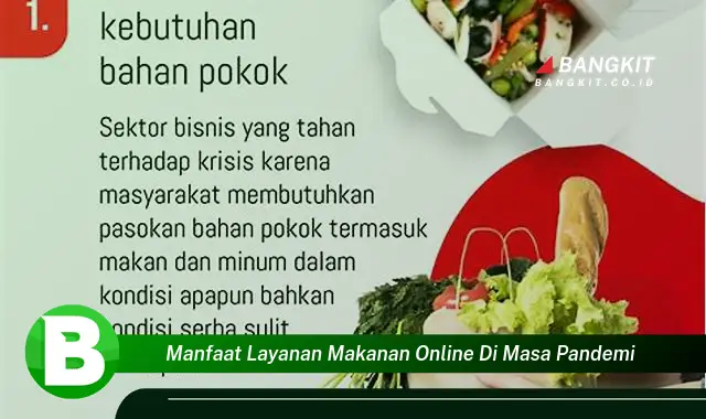 Ketahui Manfaat Layanan Makanan Online di Masa Pandemi yang Bikin Kamu Penasaran