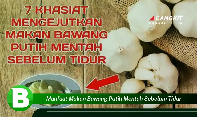 Temukan Manfaat Makan Bawang Putih Mentah Sebelum Tidur yang Bikin Kamu Penasaran