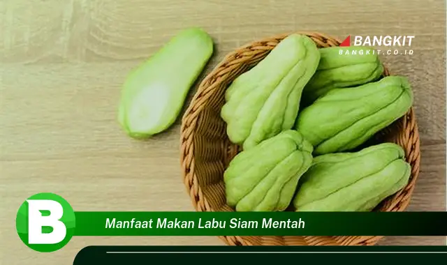 Temukan Manfaat Makan Labu Siam Mentah yang Wajib Kamu Tahu