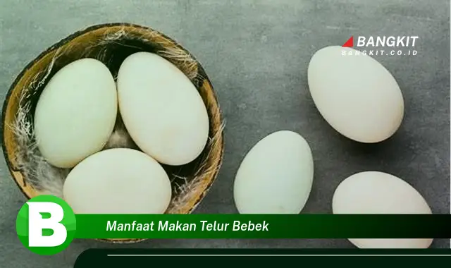 Intip Manfaat Makan Telur Bebek yang Bikin Kamu Penasaran