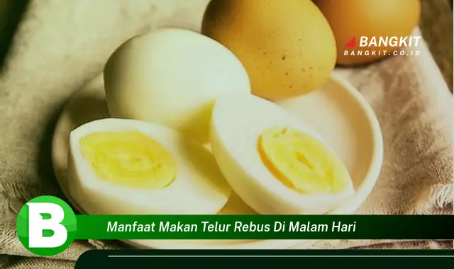 Temukan Manfaat Makan Telur Rebus di Malam Hari yang Bikin Kamu Penasaran