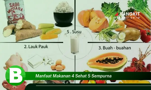 Ketahui Manfaat Makanan 4 Sehat 5 Sempurna yang Bikin Kamu Penasaran