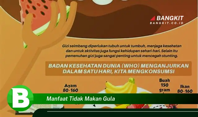 Intip Manfaat Tidak Makan Gula yang Wajib Kamu Tahu