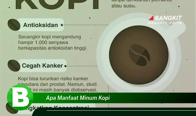 Ketahui Manfaat Minum Kopi yang Bikin Kamu Penasaran