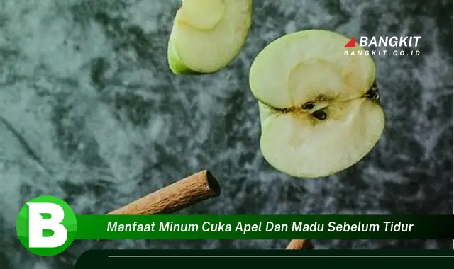 Temukan Manfaat Minum Cuka Apel dan Madu Sebelum Tidur yang Wajib Kamu Intip