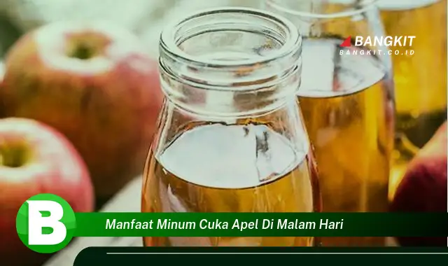 Ketahui Manfaat Minum Cuka Apel di Malam Hari yang Bikin Kamu Penasaran