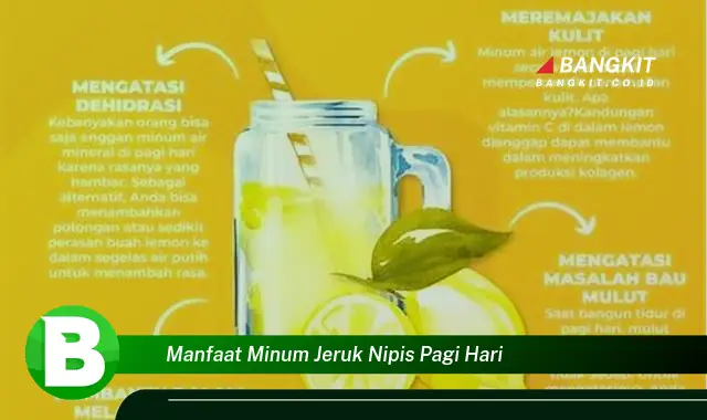 Intip Manfaat Minum Jeruk Nipis Pagi Hari yang Wajib Kamu Tau