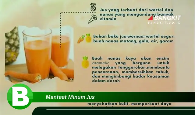 Temukan Manfaat Minum Jus yang Bikin Kamu Penasaran