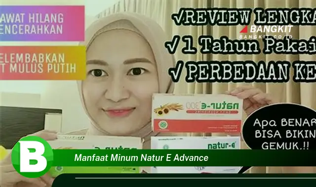 Intip Manfaat Minum Natur E Advance yang Bikin Kamu Penasaran