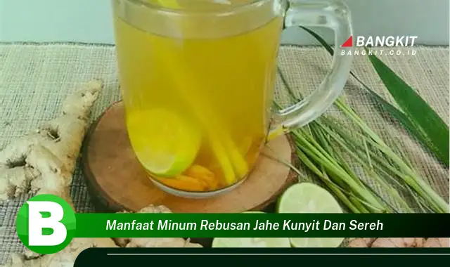 Temukan Manfaat Rebusan Jahe, Kunyit, dan Sereh yang Bikin Kamu Penasaran