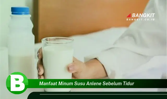 Intip Manfaat Menakjubkan Minum Susu Anlene Sebelum Tidur yang Wajib Kamu Tau