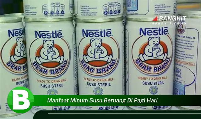 Intip Manfaat Minum Susu Beruang di Pagi Hari yang Wajib Kamu Tau