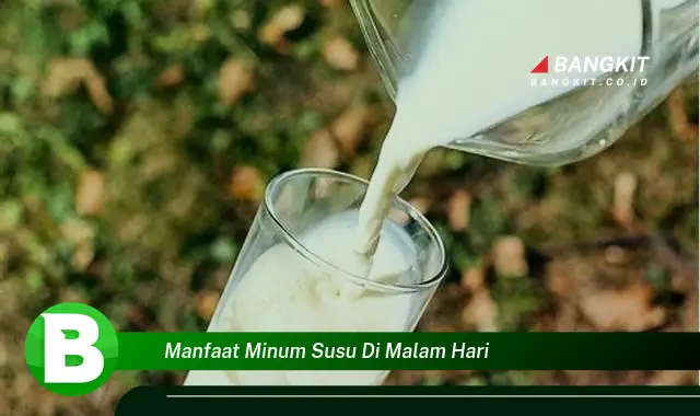 Ketahui Manfaat Minum Susu di Malam Hari yang Bikin Kamu Penasaran