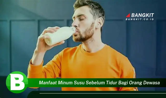 Intip Manfaat Minum Susu Sebelum Tidur yang Bikin Kamu Penasaran