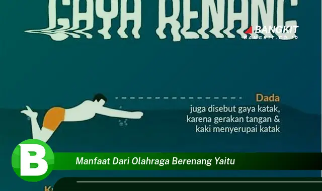 Temukan Manfaat Olahraga Renang yang Bikin Kamu Penasaran