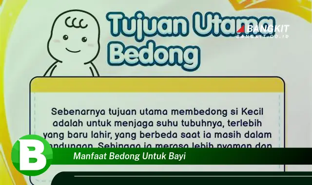 Intip Manfaat Bedong untuk Bayi yang Bikin Kamu Penasaran