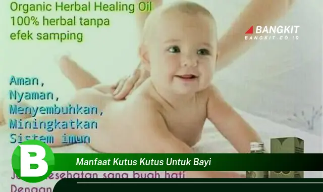 Ketahui Manfaat Ajaib Kutus Kutus untuk Bayi yang Wajib Kamu Intip