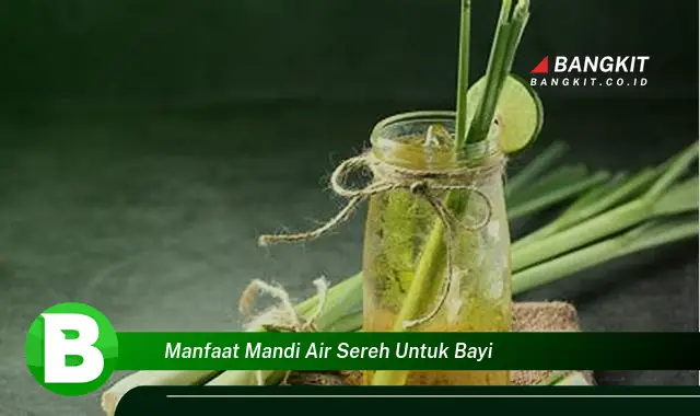 Temukan Manfaat yang Wajib Kamu Tau dari Mandi Air Sereh untuk Bayi