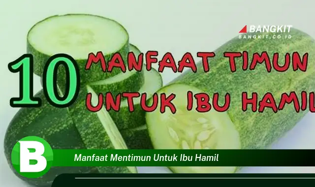 Intip Manfaat Mentimun yang Wajib Ibu Hamil Ketahui