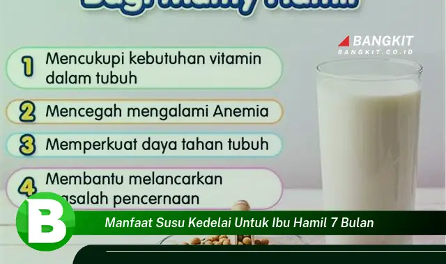 Ketahui Rahasia Manfaat Susu Kedelai untuk Ibu Hamil 7 Bulan yang Wajib Kamu Intip