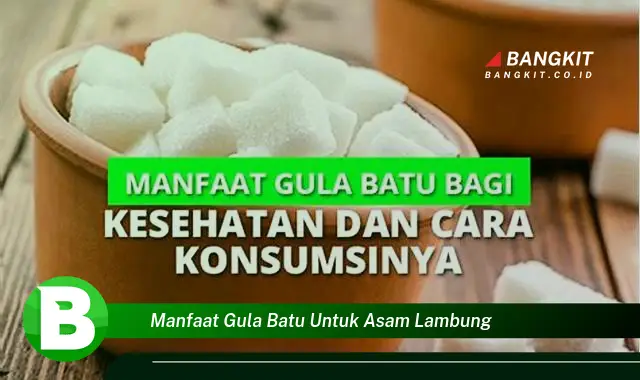 Temukan Manfaat Gula Batu untuk Asam Lambung yang Wajib Kamu Intip